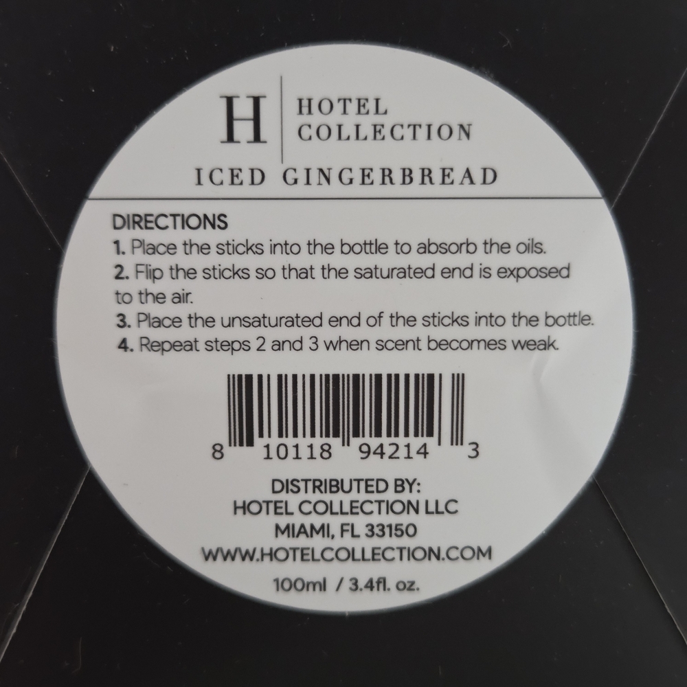 Hotel Collection Reed Diffuser ~ ICED GINGERBREAD - Picture 2 of 3
